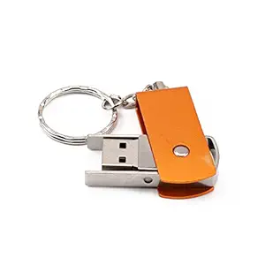 MAXBELL Mini USB2.0 Flash Stick Memory PC Pen Drive Storage Swivel Key Chain Design Gold 32GB