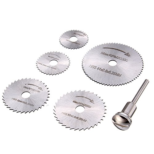 BABAN 6pcs HSS Sägeblätt Kreissägeblatt für Holz Multitool Werkzeug Repair Tool Kit