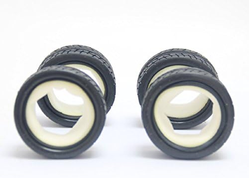 Signswise 4PCS RC 1/10 On Road Car Soft Rubber Tyre Tires Fit HSP HPI Redcat Flat Racing-8003