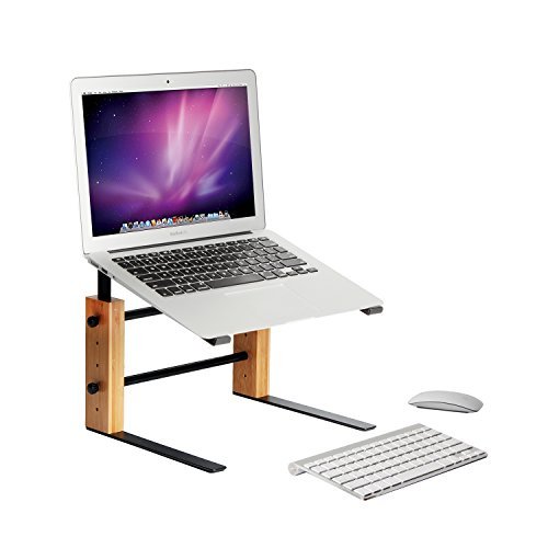 JackCubeDesign Laptop Computer Stand Adjustable Notebook Riser Holder Elevator Bamboo(29(Wide) x 24 cm) – :MK256A