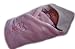 LUXURIOUS VERY WARM FLEECE Swaddle Wrap, BLANKET, Sleeping Bag birthday GIFT PRESENT (PINK)