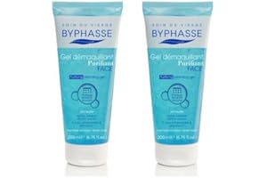 _ BYPHASSE | Gel Démaquillant Purifiant | Tous types de peaux | Visage | Eau d'Hamamélis | Nettoie & Purifie | Démaquille la peau en profondeur | Peau Nette & Fraîche | PH neutre | Lot de 2x200 ml