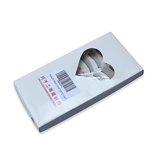 Edealing 10Pairs Makeup Handgemachte natürliche schwarze lange falsche Wimper-Augen-Peitsche-Sparse - 7