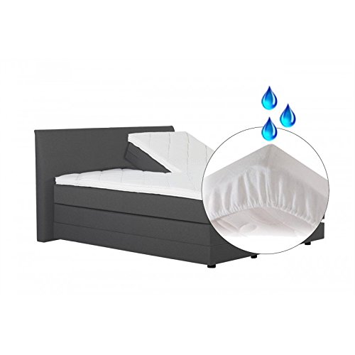Split Topperauflage wasserdicht molton 180 x 210 cm