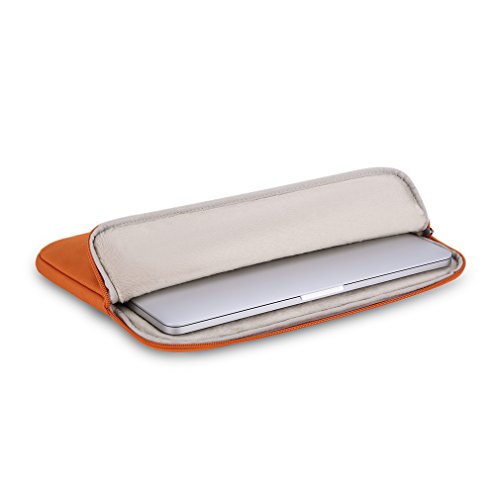 Caison 11.6 Zoll Orange Tragbar Klassisch Laptop Sleeve Case Schutzhülle Hülle Beutel Notebook Tasche Für Apple 11.6″ MacBook Air / 12.3″ Microsoft Surface Pro 4 / 12″ Surface Pro 3 Schutzabdeckung - 3