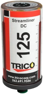 Trico Streamliner DC Automatic Single Point Lubricator, 60cc Capacity, 1/4 NPT Male, Mobilith SHC 100 Grease by Trico