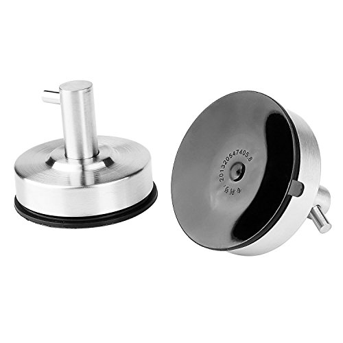 MYTK 2 Pcs Stainless Steel Suction Cup Towel Hooks With 1 Piece White Towel - 3