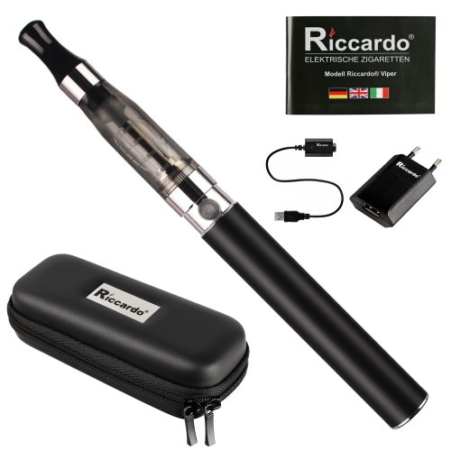 Riccardo eGo Viper Classic Starterset e-Zigarette, 650 mAh, schwarz, 1er  Pack (1 x 1 Stück) | Amazon price tracker / tracking, Amazon price history  charts, Amazon price watches, Amazon price drop alerts