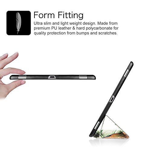 Fintie iPad Pro 12.9 Zoll Hülle – Ultra Schlank Superleicht Ständer Schutzhülle SmartShell Cover Case Tasche mit Auto Schlaf / Wach Funktion für Apple iPad Pro 12,9 Zoll (2015 Version), Liebesbaum - 6