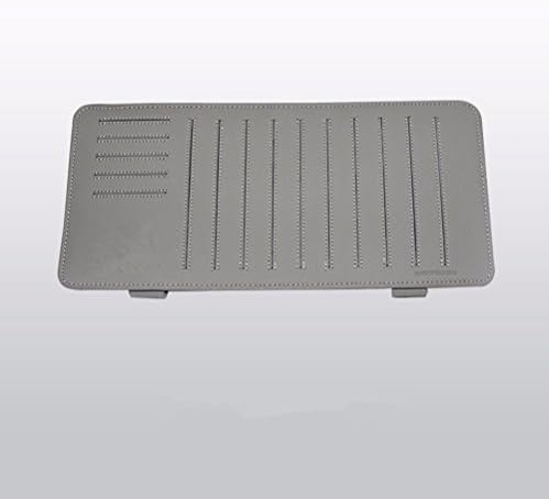 Dvd Wallet Car Sun Visor Multi-Function Cd Clip Cd Holder,Sun Board Card Cd Folder Business Ash