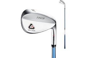 Golf Sand Wedge Children's Left Handed & Right Handed Golf Club Widened Base 56 Degree Golf Sand Rod for 3-12 Years Children Boys Girls Golf Wedges