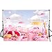 Produktbild WaW Rosa Hintergründe Candy Märchen 7x5Fuß(2.2X1.5m) Fotobooth Hintergrund Geburtstag Mädchen
