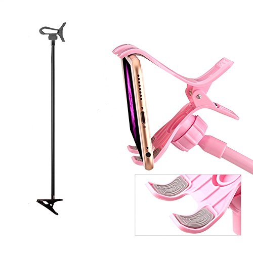 Handyhalterung Universal Handyhalter Lazy Mount Schwanenhals bis 55cm LÃ¤nge frei einstellbar 360Â° drehbar mit Kugelgelenk fÃ¼r alle Handy/Smartphone-Modelle bis 11,5cm Breite Clip Holder WeiÃŸ wortek