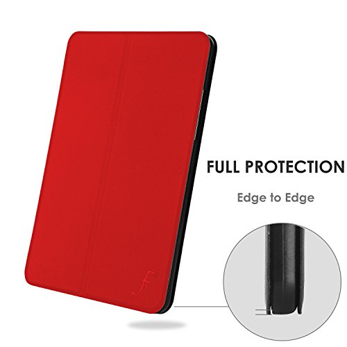 Forefront Cases® Neue Leder Hülle / Tasche / Case / Cover für Apple iPad 2 / iPad 3 / iPad 4 – Rundum-Geräteschutz und intelligente Auto-Sleep-Wake-Funktion mit 3-JAHRES-GARANTIE VON FOREFRONT CASES – inkl. Eingabestift und Displayschutz - 5