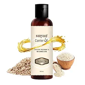 Smyan Til Oil Gingelly/Sesame Oil/Til Oil Pure ColdPressed Oil For Hair, Body, Skin Care, Massage, 100ml