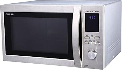 Sharp r982stwe micro-ondes Appareil 3 en 1/1000 W/42 L/Argent/Noir/à air chaud et fonction grill/1300 W infa Rouge/Start Barbecue et cuisine Fonction/10 programmes automatiques