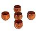 Produktbild Zedtom 5 Stücke Teetasse Klein Schnapsgläser aus Holz Rauminhalt 1-100ml