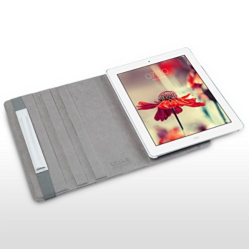 iPad 2 3 4 Hülle, ULAK iPad 2 Hülle 360 Grad Rotierend Stand Smart Cover Case Schutzhülle Tasche Etui mit Auto Schlaf / Wach Funktion für Apple iPad 2 3 4 (Liebesbaum) - 5