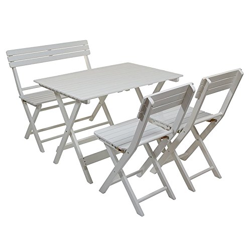 SantiagoPons Set 4 pieces terrace and garden white