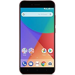 Xiaomi Mi A1 - Smartphone libre de 5.5" (4G, WiFi, Bluetooth, Snapdragon 625 Octa Core, 32 GB, 4 GB de RAM, Android One), Rojo