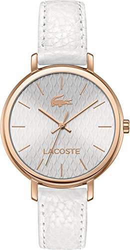 Lacoste Damen-Armbanduhr Analog Quarz Leder 2000885
