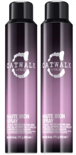 TIGI CATWALK HAUTE IRON SPRAY FOR HEAT PROTECTION AND SHINE 200ML X 2