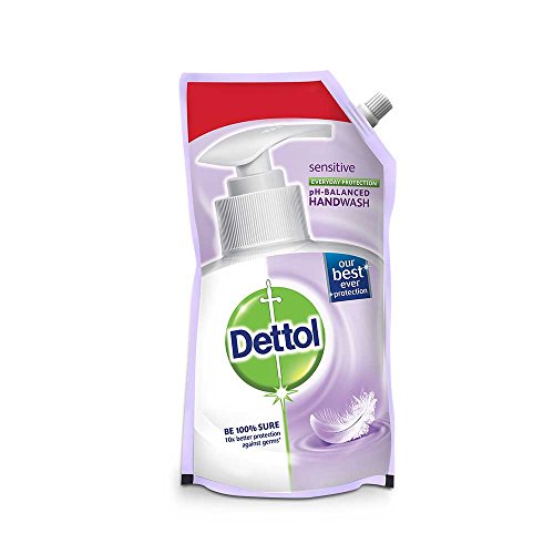 Dettol Liquid Handwash - 750 ml (Sensitive, Super Saver 99-RS only) RS.99 (41.00% Off) - Amazon