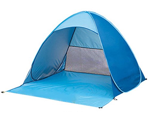 Suyi Pop Up Portable Automatic Beach Camp Tent Sun Shelters Anti UV For Outdoor Garden Camping Fishing Picnic with Carry Bag Include 6 Pegs