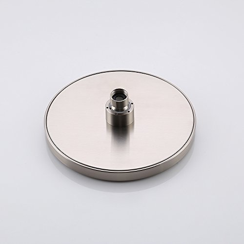 KES J201 Extra großer Regen-Duschkopf mit Schwinghalterung, 20,32 cm – gebürsteter Nickel - 4