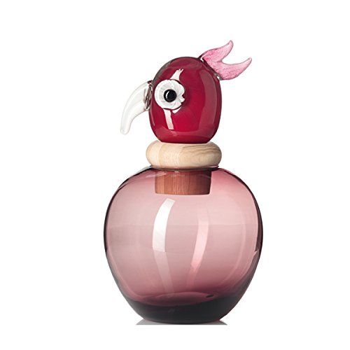 Leonardo Glas Vase Papageno Vogel Carlotta, 31 cm