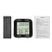 Produktbild ELENXS Indoor Outdoor Wireless Sensor Thermometer Hygrometer Digital-Temperatur-Feuchtigkeits-Messinstrument LED Umgebungswetterstation