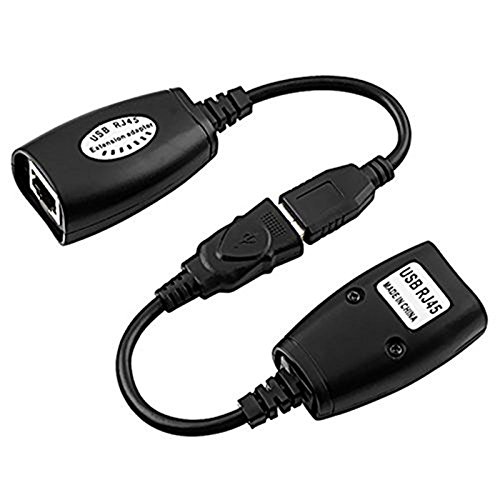 USB Over Ethernet RJ45 Extender Adapter Cat5 Cat6 - 5