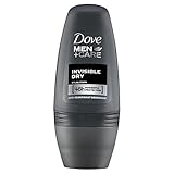 Dove Men + Care Desodorante Antitranspirante - Invisible Seco Roll-On (50ml) (Paquete de 6)