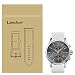 Produktbild LvBU Classic 20mm Silikon Ersatz Uhrenarmband für Hugo BOSS Herren-Armbanduhr (Weiß)