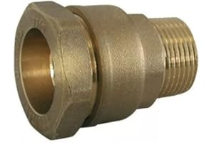 EZFITT Raccord à compression droit male en laiton - Ø A: 32mm | Ø B: 1''1/4