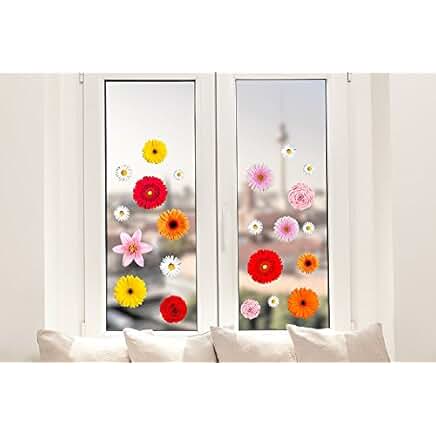 Fensterbilder Blumen Selbstklebend: Bring Farbe und Freude in dein Zuhause!