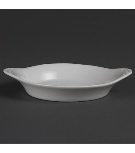 Olympia Whiteware Assiette / Plat Ovale 295mm (lot De 6