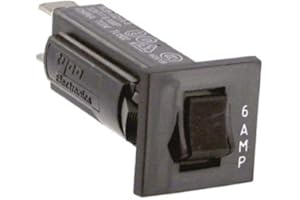 Teensy TE Connectivity Serie W28 - Interruttore di protezione magnetico termico 1 poli, 6A 32 V DC, 250 V AC x 1 pezzo