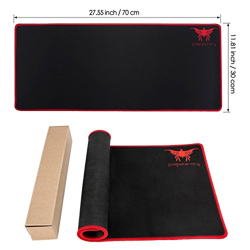 Mactrem Alfombrilla de Rat  n Alfombrilla para Gaming Extra Grande Ordenador de Sobremesa Mouse Pad 27 56 X 11 81 X 0 08inch Grande 