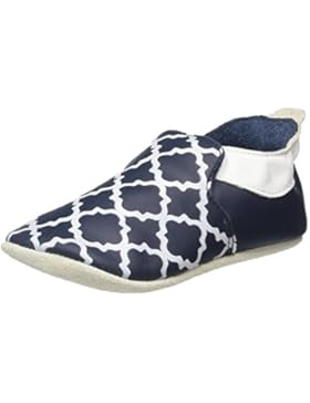 Bobux Unisex Baby Fliesenmuster Blau Slipper