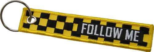 Preisvergleich Produktbild Schlüsselanhänger "Follow me" inkl. Schlüsselring