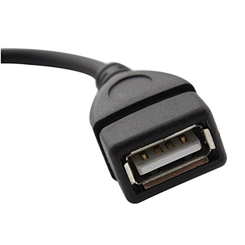 adaptare 40219 USB-OTG Adapter-Kabel Micro-USB 2.0-Winkel-Stecker USB-Buchse Typ A für Speicher-Stick und andere Geräte - 4