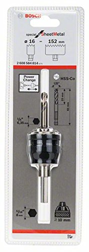 Bosch Pro Power-Change-Adapter mit 8-mm-Sechskantaufnahmeschaft für Lochsägen Sheet Metal