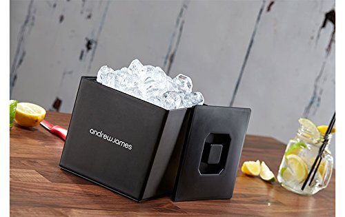 Andrew James – Quadratischer Eiswürfelbehälter Mit Deckel /Eiskühler/ Eiskübel – 3L – Ideal Für Parties, Bars Und Pubs - 2