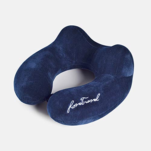 Almohada de Viaje Almohadilla de Espuma con Memoria Almohada de Viaje en Forma de U Avión de Viaje Descanso for la Cabeza Almohada de Cuello de Espuma Suave Almohada de Coche Cojín Almohada de Cuello