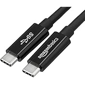 AmazonBasics 3 Feet USB Type C to USB Type C 3.1 Gen1 Cable (Black)