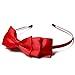 Price comparison product image Bow Hairband Soft Elastic Bowknot Headband Hair Accessories For Children Adults Red High Quality And Useful