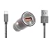 Produktbild LOLO - Type-C / USB-C Schnell Schnell Schnell In Auto Charger & Geflochtenes Kabel Für LG Q8, LG Q6, LG G6, LG V20, LG V30, LG G5 SE, LG G5, LG Nexus 5X - UNTERSTÜTZUNG SCHNELLES SCHNELLES LADEN