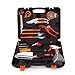 Produktbild LLCOFFGA GartengeräTe-Set, 12-TLG. Lieferumfang - Essentials Kit EnthäLt Werkzeugbox, Rechen, Schaufel, Grasschere, Universalmesser, MaßBand, SäGe, Wasserkocher Usw, Geschenk FüR MäNner & Frauen