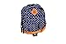 Produktbild Kinder-Rucksack mit verschiedenen Motiven und Farben (dunkelblau/weiße Punkte)